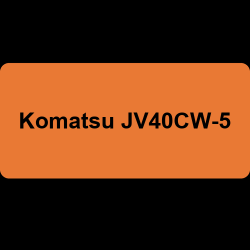 Komatsu JV40CW-5